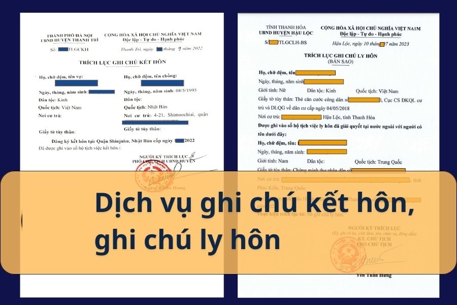 Luật sư giỏi Đà Lạt - Dịch vụ ghi chú kết hôn tai Đà Lạt