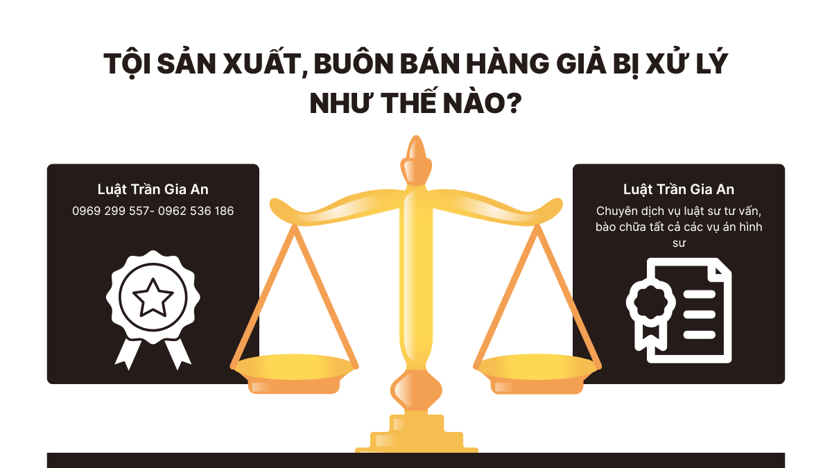 TỘI SẢN XUẤT, BUÔN BÁN HÀNG GIẢ BỊ XỬ LÝ NHƯ THẾ NÀO?